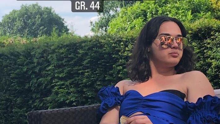 Model Alex Mariah Peter teilt mit ihren Followern einen sehr privaten Schnappschuss, als sie etwa 100 Kilo wog.