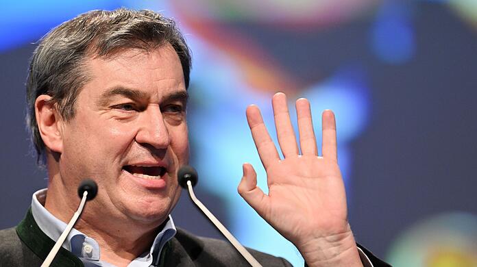Markus Söder (CSU), Ministerpräsident von Bayern und CSU-Chef.
