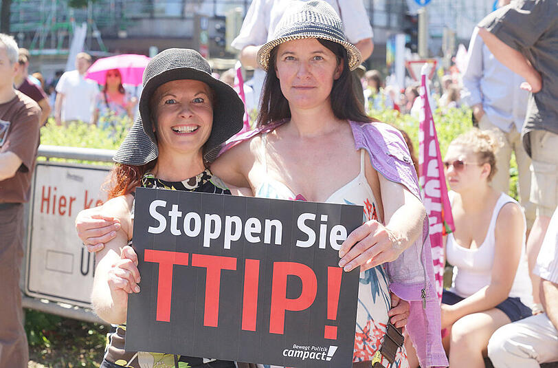 Großdemonstration in München gegen den G7-Gipfel: Die Bilder von der Protestkundgebung.