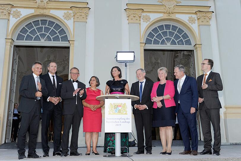 Weitere Bilder vom Sommerempfang auf Schloss Schleißheim.