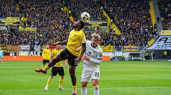 Musste den ein oder anderen ruppigen Zweikampf führen: Löwen-Verteidiger Florian Bähr.