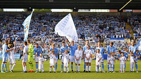 Heimstätte des TSV 1860: die Löwen im Grünwalder Stadion.