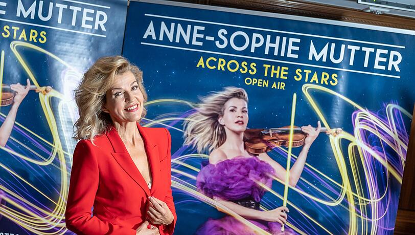 Die Geigerin Anne-Sophie Mutter. Die Geigerin Anne-Sophie Mutter.