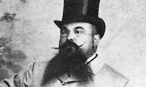 Er war Gustav Schickedanz&rsquo; Taufpate: Gustav Abraham, ein stattlicher und würdevoller Handelsagent in Budapest.