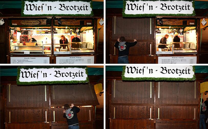 Die emotionalsten Bilder vom Wiesn-Kehraus: Bedienungen feiern am 07.10.2012 in München den traditionellen Kehraus im Höfbräu-Festzelt und beschließen damit ihre arbeitsreiche Zeit auf dem Oktoberfest. Nach 14-tägiger Dauer ging am Sonntag das 179. Oktoberfest zu Ende.