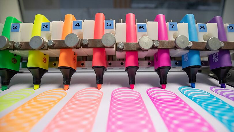 Vor allem das B&uuml;rogesch&auml;ft, also Stifte wie Textmarker, laufen nicht mehr so gut. (Symbolbild)