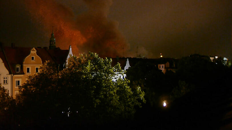 So ging die Bombe hoch - die Explosion in Bildern!