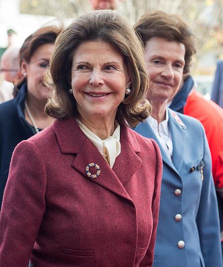 Königin Silvia von Schweden am Freitag in München.