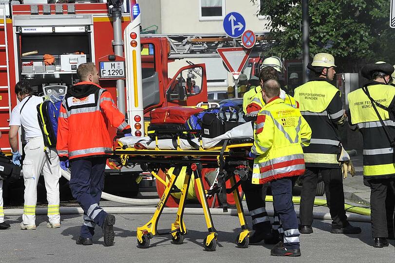 In Milbertshofen brannten zehn Autos in einer Tiefgrage. Es entstand ein enormer Sachschaden.