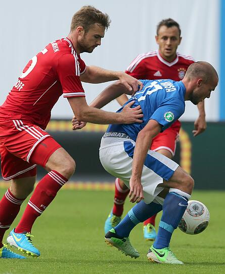 FC Bayern im Test gegen Hansa Rostock: Die Bilder vom Benefizspiel