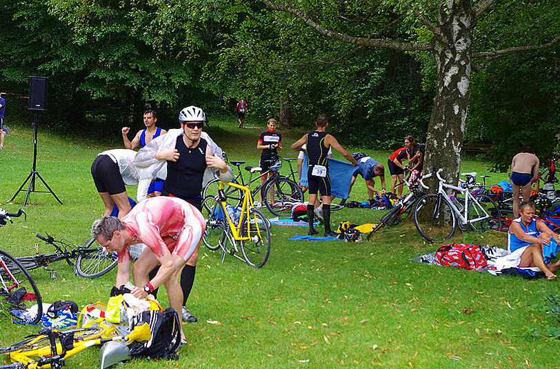 Der Bayerische Eisenmann 2015: Ein rundum gelungener Triathlon am stürmischen Starnberger See.