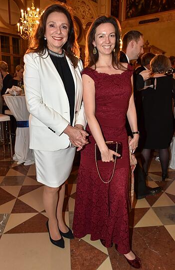 Uschi Dämmrich von Luttitz mit Tochter Stephanie