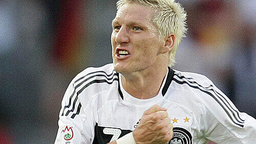 Emotionaler Jubellauf: Bastian Schweinsteiger Emotionaler Jubellauf: Bastian Schweinsteiger