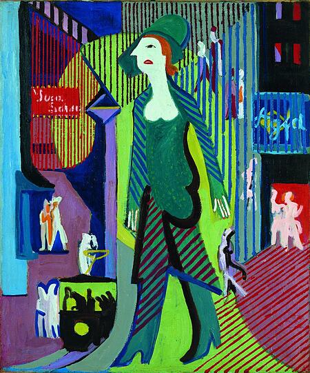 Ernst Ludwig Kirchners ungewöhnliche "Nachtfrau" stammt aus dem Jahr 1928.