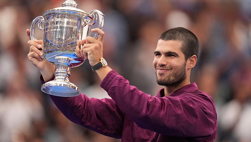 Carlos Alcaraz hat sein Comeback auf dem Tennis-Court angek&uuml;ndigt. (Archivbild)