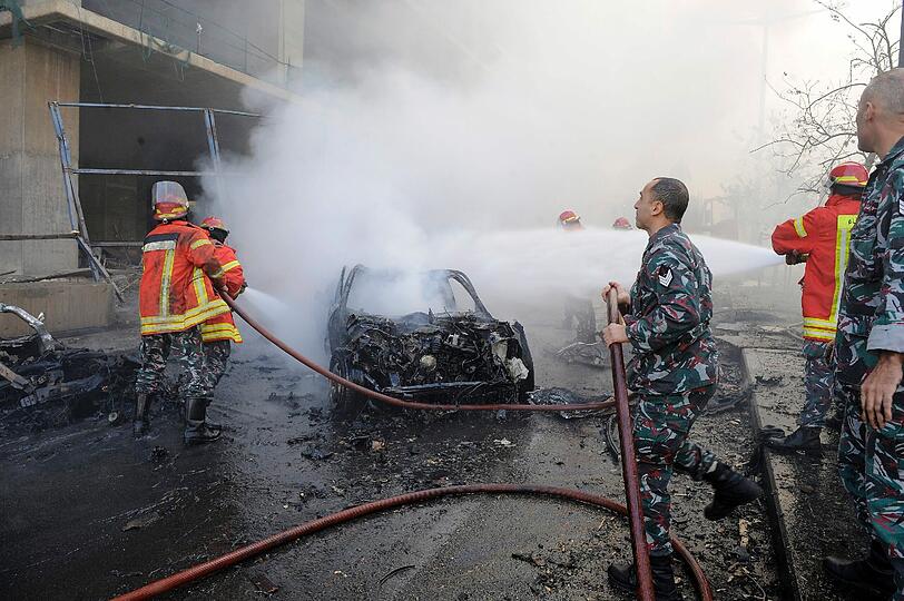 Sehen Sie hier noch mehr Bilder des Anschlags in Beirut.
