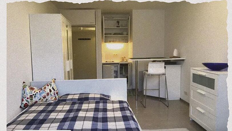 Dieses Ein-Zimmer-Appartement kostet 248.000 Euro. Dieses Ein-Zimmer-Appartement kostet 248.000 Euro.