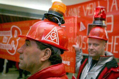 IG Metall-Demonstration: Acht Prozent mehr