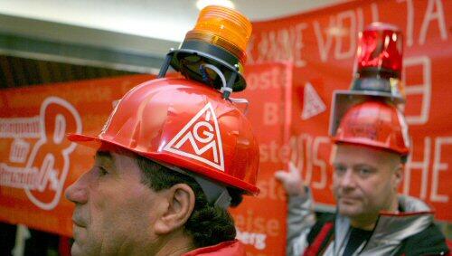 IG Metall-Demonstration: Acht Prozent mehr IG Metall-Demonstration: Acht Prozent mehr