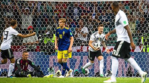 Hoch spannend: Deutschland gegen Schweden bei der WM 2018.