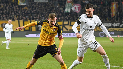 Machte gegen Dresden sein 200. Spiel in der Dritten Liga: Maximilian Wolfram.