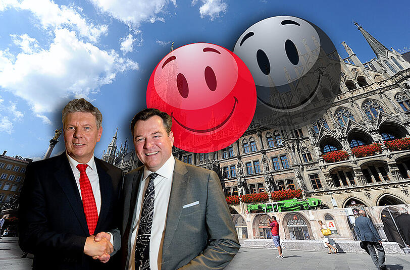 Bilanz nach zwei Jahren GroKo in München: Oberbürgermeister Dieter Reiter (SPD) und Bürgermeister Josef Schmid (CSU).