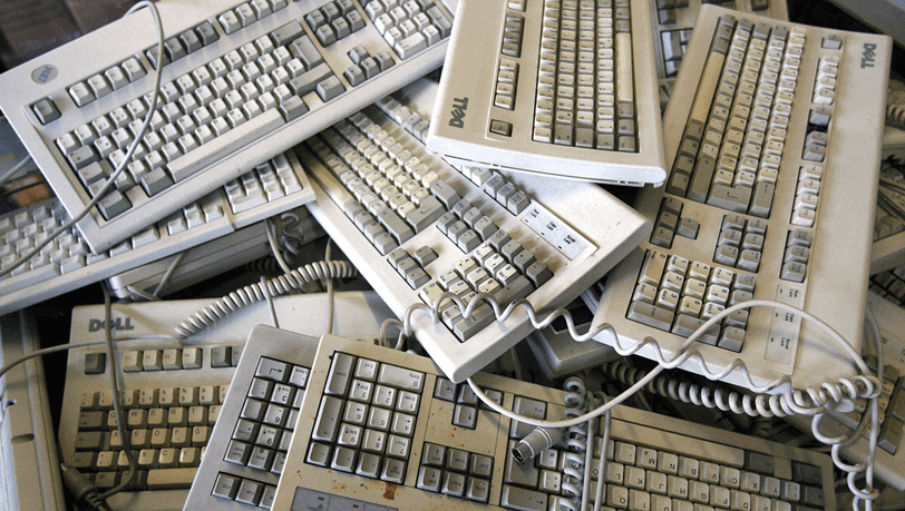 Ausgediente Computertastaturen – wo landet der Schrott? Ausgediente Computertastaturen – wo landet der Schrott?