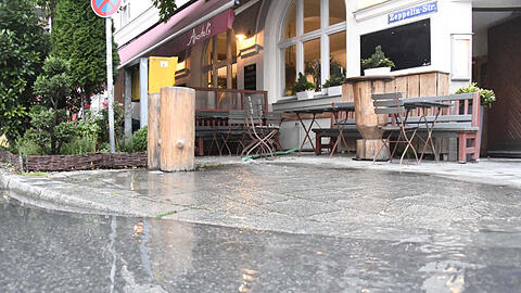 Der Keller des Restaurants in der Au ist mit Wasser vollgelaufen.