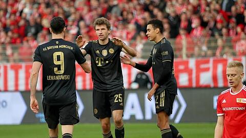 Nach der 0:5-Klatsche gegen Gladbach zeigten sich die Bayern-Profis bei Union Berlin selber wieder treffsicher.