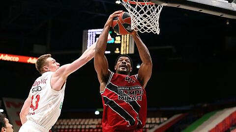 Im Duell mit Bayerns ehemaligem Meisterguard Malcolm Delaney: Wade Baldwin (l.).