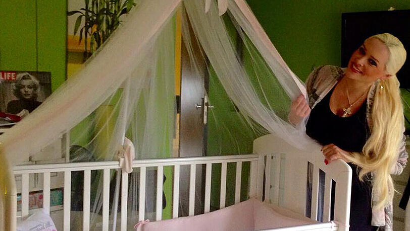 Hier schläft Daniela Katzenbergers Tochter, wenn sie bei Oma übernachtet Hier schläft Daniela Katzenbergers Tochter, wenn sie bei Oma übernachtet