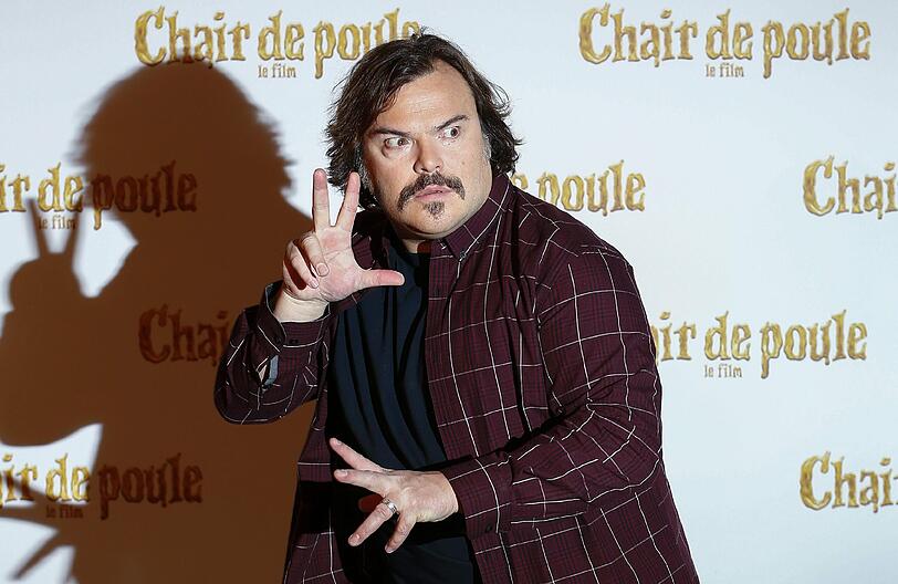 Jack Black präsentiert seinen neuen Film "Gänsehaut".