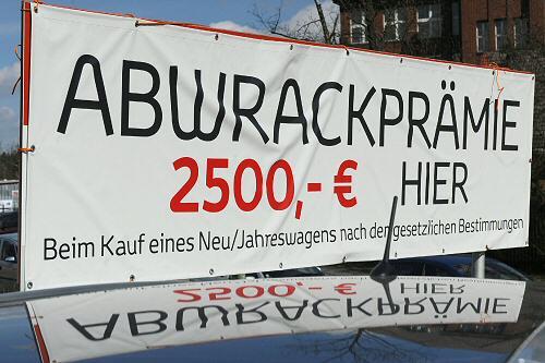 Autohändler können ihre Werbung wieder abbauen