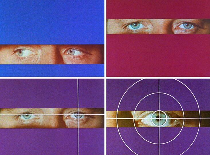 Die berühmten Augen von Horst Lettenmayer im Vorspann des "Tatort".