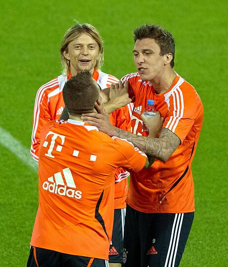 Der FC Bayern am dritten Trainingstag in Doha.