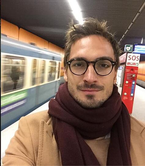 Nimmt gerne mal die U-Bahn: Weltmeister Mats Hummels liegt auf Rang 12 mit 1,2 Millionen Followern.