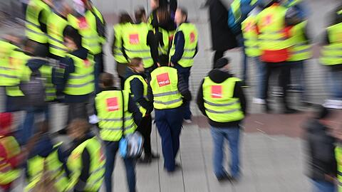 Warnstreiks am Flughafen in München. Wann genau das war? Man verliert leicht den Überblick. Das Bild ist vom 17. Februar 2023.