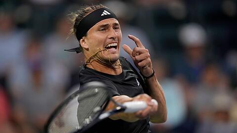 Ist beim Turnier in Indian Wells ins Achtelfinale eingezogen: Alexander Zverev.