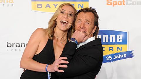 Die Radio-Moderatoren Wolfgang Leikermoser und Indra Gerdes.