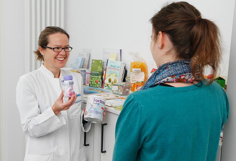 Ernährungswissenschaftlerin Nicole Erickson berät Patienten mit Krebserkrankungen auf ihre Bedürfnisse zugeschnitten.