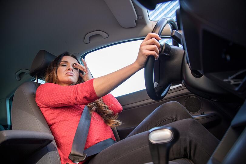 Schon eine Autofahrt kann Stress auslösen.