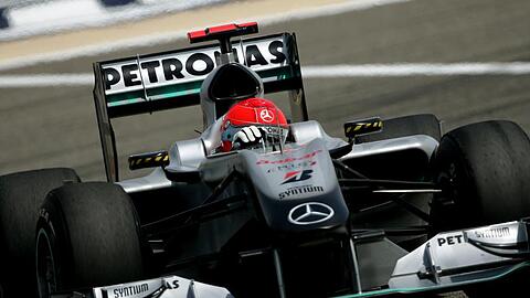 Michael Schumacher im Silberpfeil