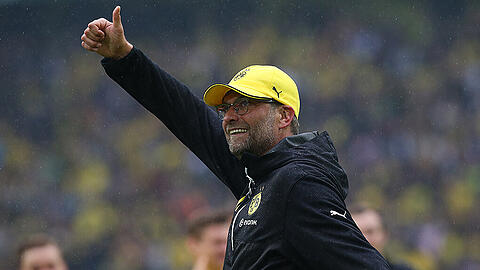 Diesmal nicht auf Krawall, sondern auf Abschied gebürstet: Dortmunds Trainer Jürgen Klopp.