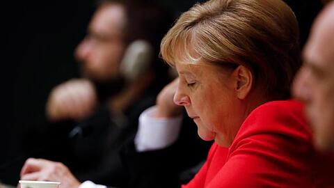 Bundeskanzlerin Angela Merkel (CDU) während einer Generalversammlung der Vereinten Nationen.