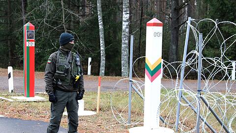 Lettland grenzt im Osten auf einer L&auml;nge von rund 172 Kilometern an Russlands engen Verb&uuml;ndeten Belarus. (Archivbild)