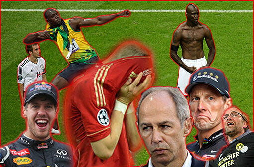 Das Sportjahr 2012 hatte einiges zu bieten: Die AZ präsentiert den großen Rückblick mit allen bewegenden Momenten, Erfolgen, Jubel und Highlights - Viel Spaß! Und nächste Woche zeigen wir Ihnen einen ausführlichen Jahresrückblick über den FC Bayern und den TSV 1860.