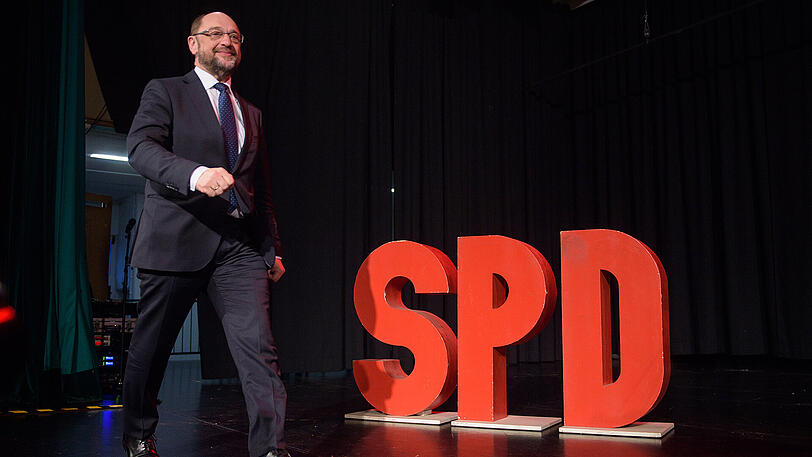 Wechselt am Sonntag an die Parteispitze: SPD-Kanzlerkandidat Martin Schulz.