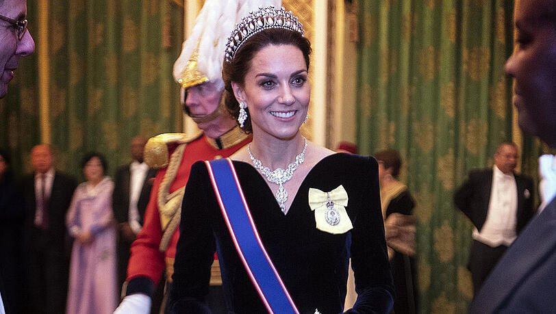 Herzogin Kate beim Diplomaten-Empfang in London Herzogin Kate beim Diplomaten-Empfang in London