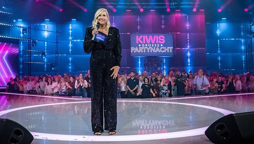 Andrea Kiewel in der Sendung "Kiwis große Partynacht". Andrea Kiewel in der Sendung "Kiwis große Partynacht".