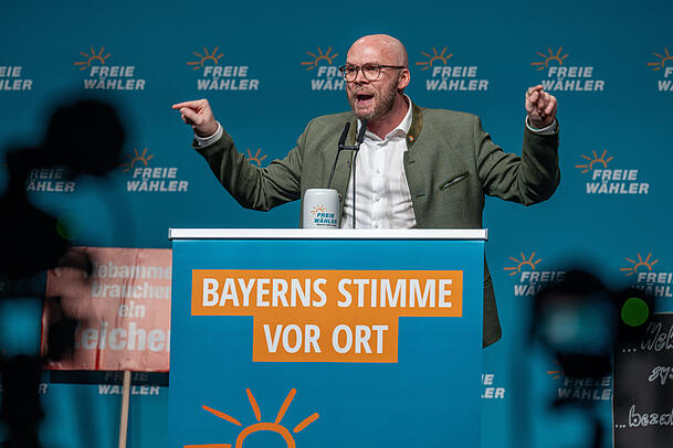 Fabian Mehring (Freien Wähler), Bayerischer Staatsminister für Digitales. Fabian Mehring (Freien Wähler), Bayerischer Staatsminister für Digitales.